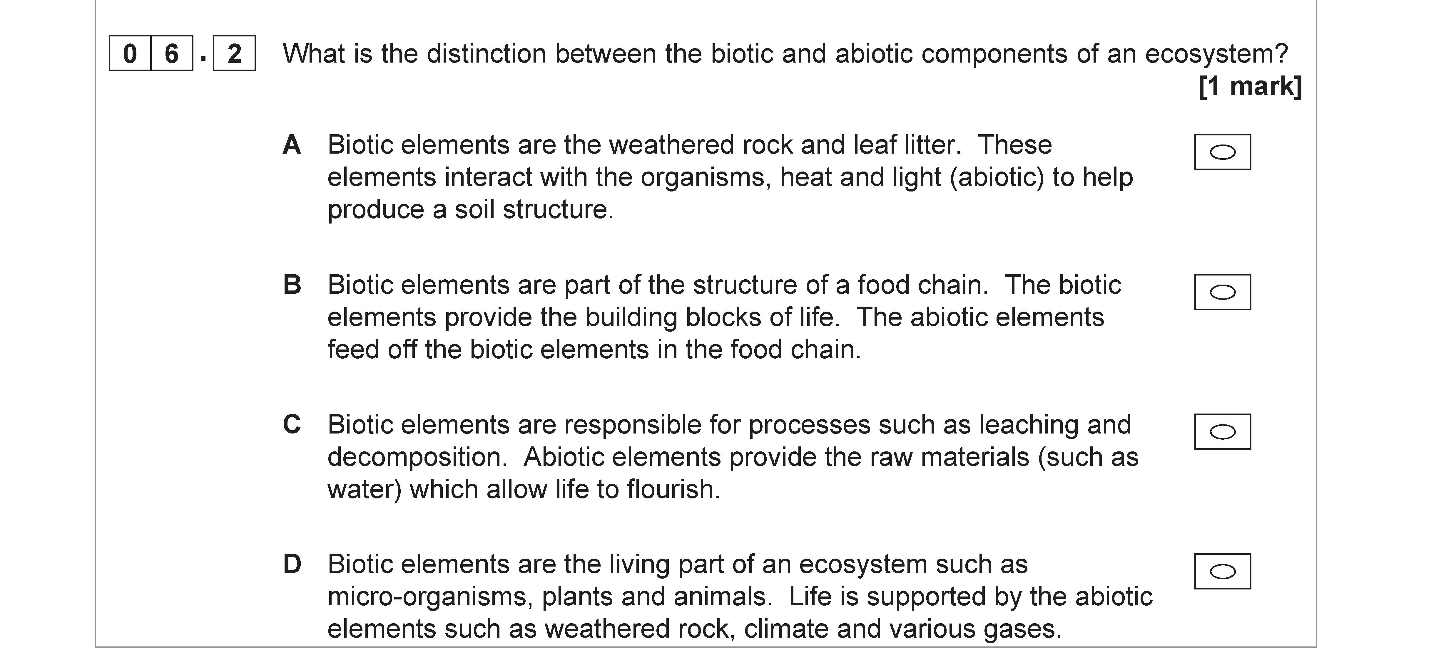 What-is-the-distinction-between-the-biotic-and-abiotic-components-of-an-ecosystem?--A-AQA-A-Level Geography-Question 6-2019-Paper 1.png